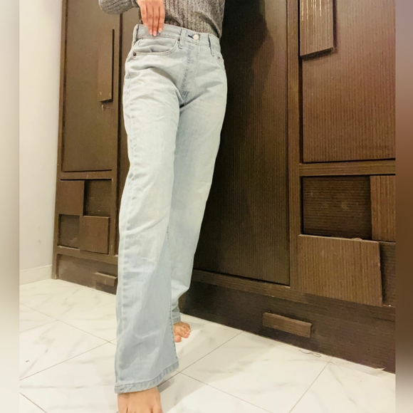 Levis blue wide leg jeans - Picture 4 of 6